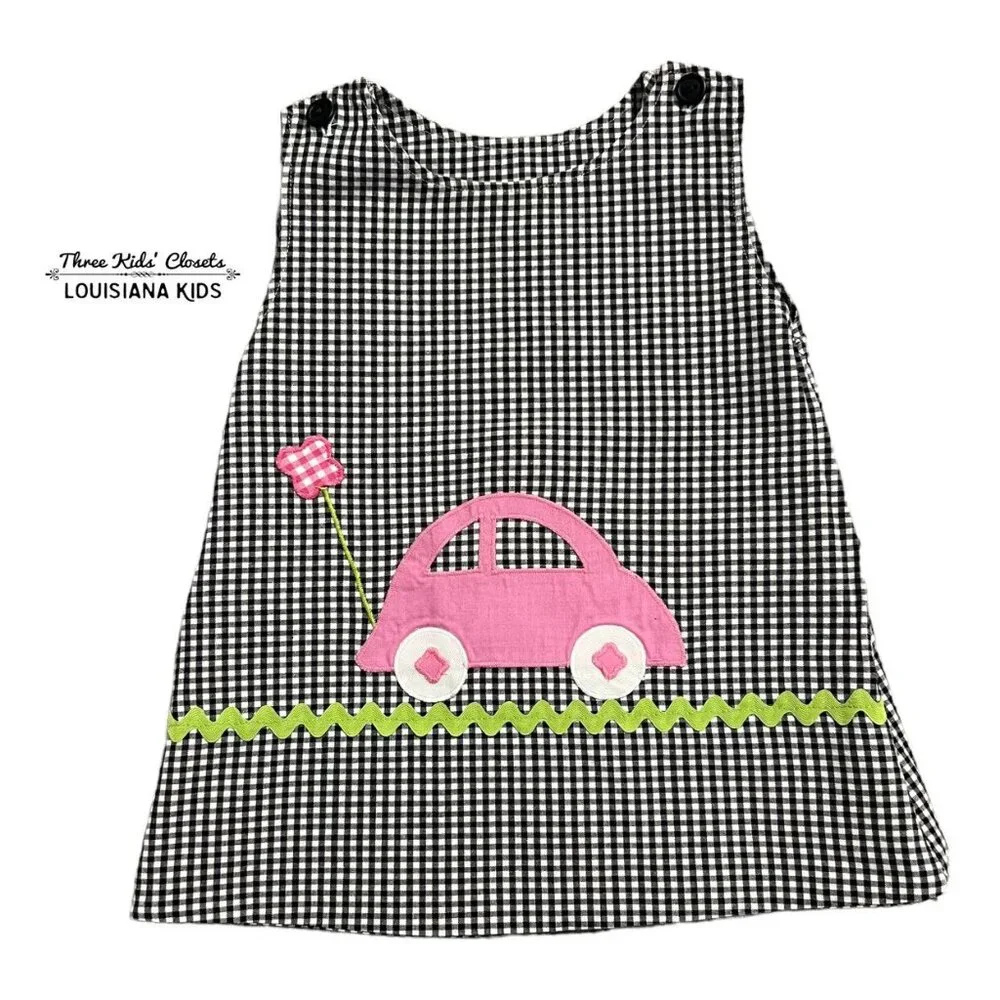 Funtasia Too! 12m Reversible Halloween Ghost / Pink Car Appliqué Dress